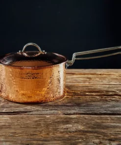 Sertodo Copper 2.5 Qt Recycled Copper Sauce Pot