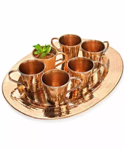 Sertodo Copper Copper Thessaly Oval Platter