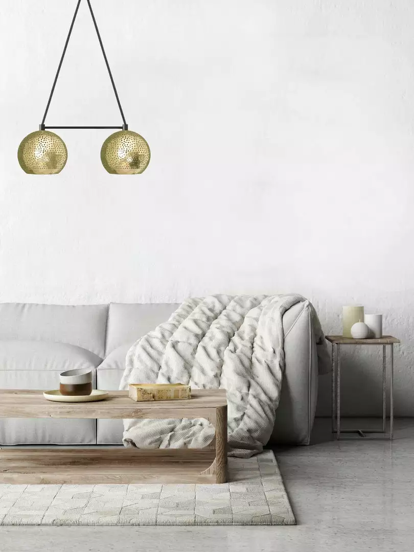 Dounia Home Lighting Shams Dual Globe Chandelier 3 Dounia Home Lighting Shams Dual Globe Chandelier