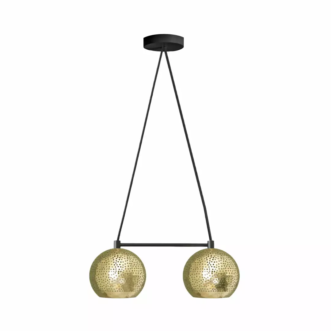 Dounia Home Lighting Shams Dual Globe Chandelier 5 Dounia Home Lighting Shams Dual Globe Chandelier