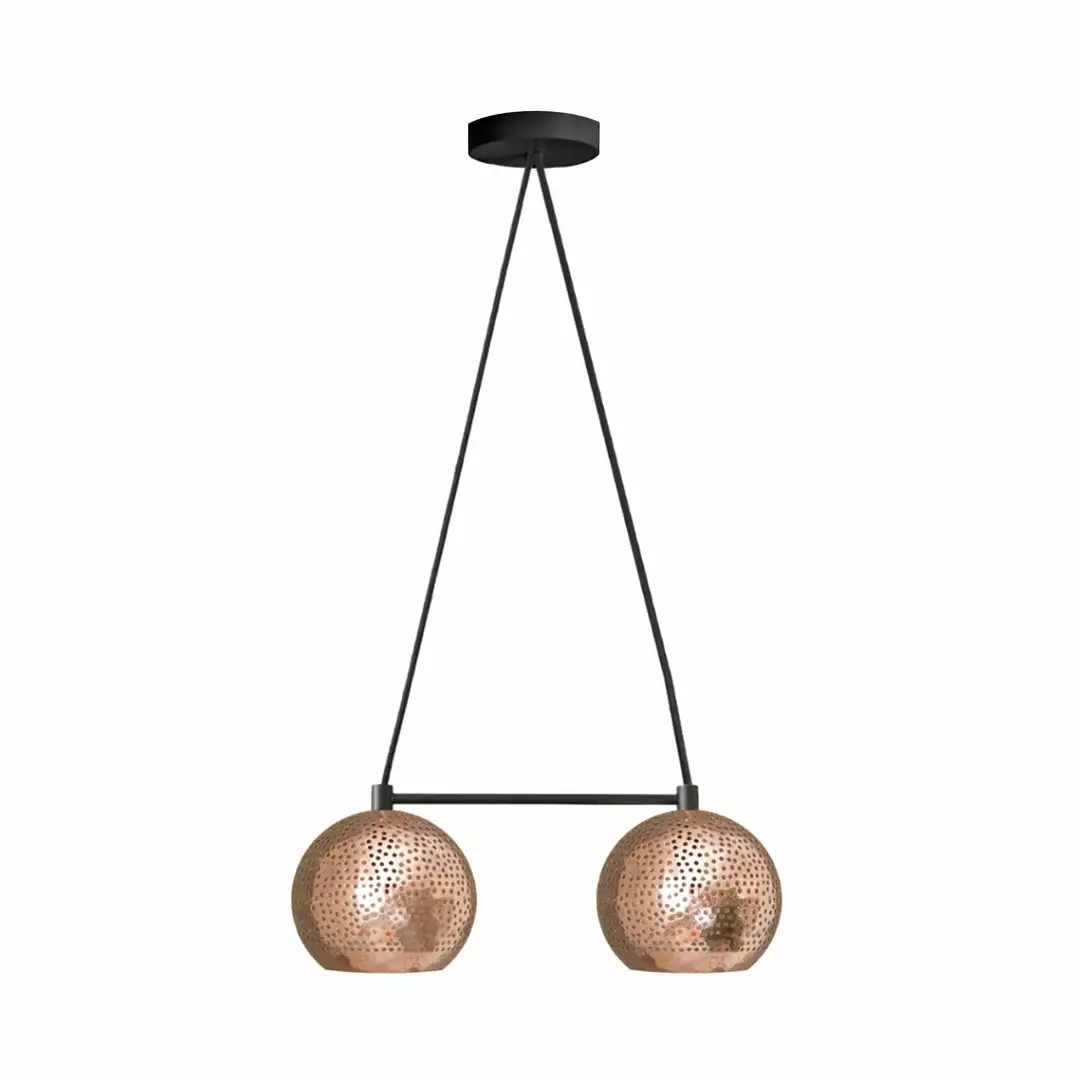 Dounia Home Lighting Shams Dual Globe Chandelier 6 Dounia Home Lighting Shams Dual Globe Chandelier