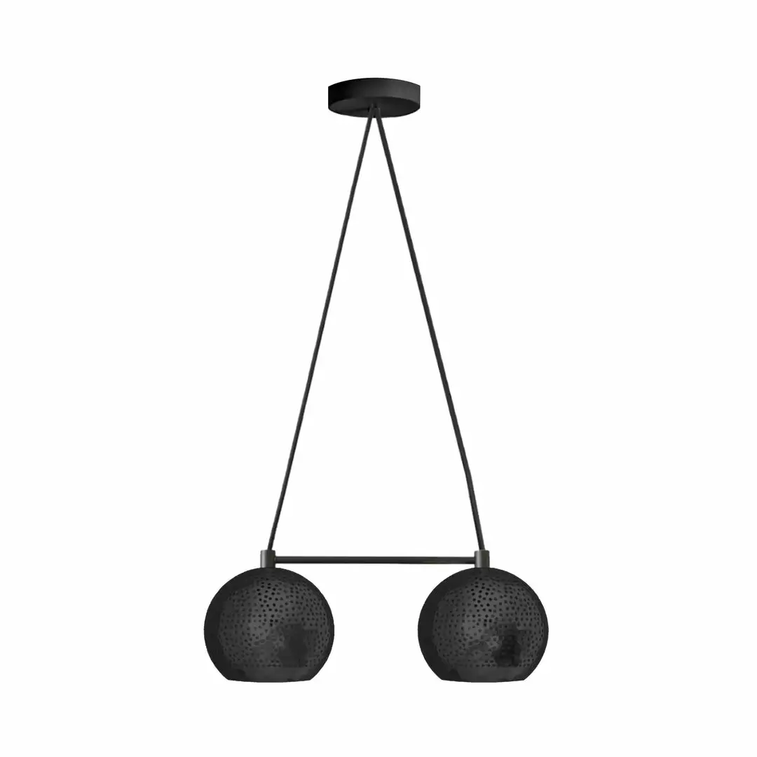 Dounia Home Lighting Shams Dual Globe Chandelier 4 Dounia Home Lighting Shams Dual Globe Chandelier