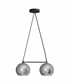 Dounia Home Lighting Shams Dual Globe Chandelier