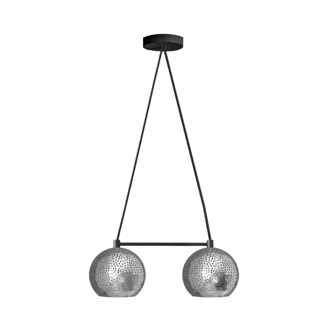 Dounia Home Lighting Shams Dual Globe Chandelier 1 Dounia Home Lighting Shams Dual Globe Chandelier