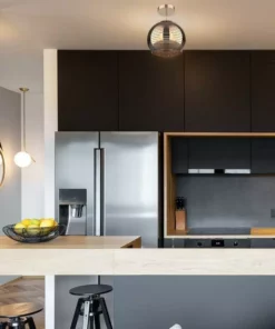 Dounia Home Shams Semi Flush Mount Light Lighting