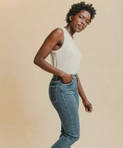 Poplinen Shirley Bamboo Tank Top - Almond Best Sellers