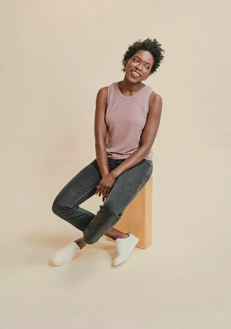 Poplinen Best Sellers Shirley Bamboo Tank Top - Rose 1 Poplinen Best Sellers Shirley Bamboo Tank Top - Rose