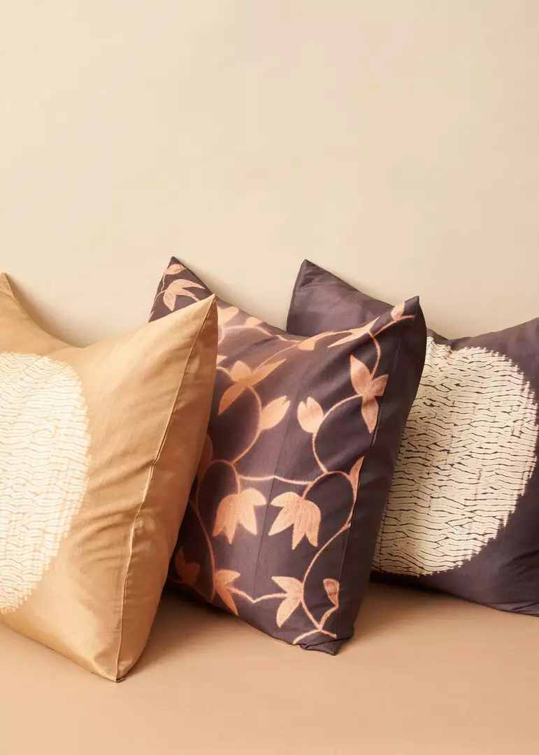 Studio Variously Shunya Silk Throw Pillow - Black Home Goods 7 Studio Variously Shunya Silk Throw Pillow - Black Home Goods