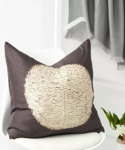 Studio Variously Shunya Silk Throw Pillow - Black Home Goods 9 Studio Variously Shunya Silk Throw Pillow - Black Home Goods