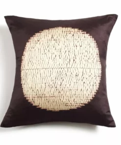 Studio Variously Shunya Silk Throw Pillow - Black Home Goods