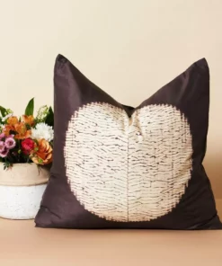 Studio Variously Shunya Silk Throw Pillow - Black Home Goods