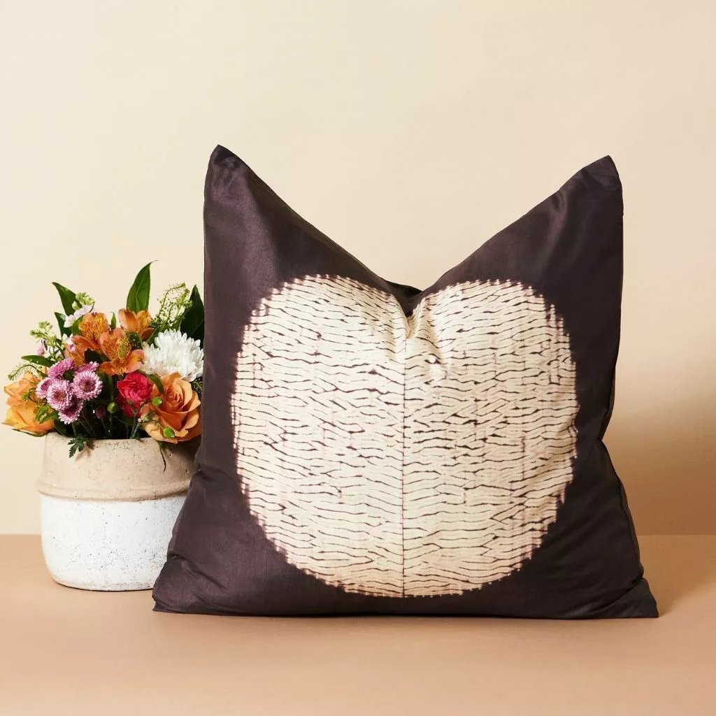Studio Variously Shunya Silk Throw Pillow - Black Home Goods 2 Studio Variously Shunya Silk Throw Pillow - Black Home Goods