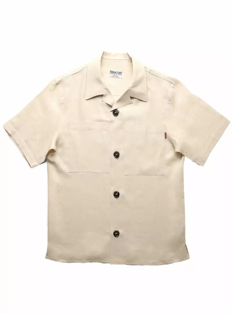 Signature Innovation Group Men's Safari Hemp Shirt - Bone 6 Signature Innovation Group Men's Safari Hemp Shirt - Bone