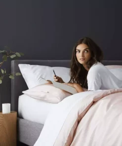 Sijo Tencel Eucalyptus Duvet Cover - Blush