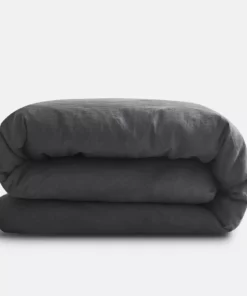 Sijo BIPOC Owned French Linen Duvet Cover - Slate