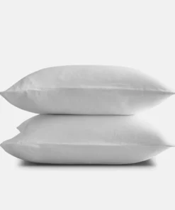 Sijo French Linen Pillowcase Set - Fog