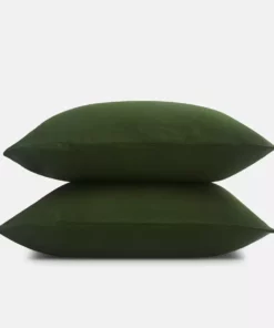 Sijo Best Sellers French Linen Pillowcase Set - Forest