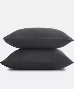 Sijo Home Goods French Linen Pillowcase Set - Slate