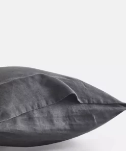 Sijo Home Goods French Linen Pillowcase Set - Slate