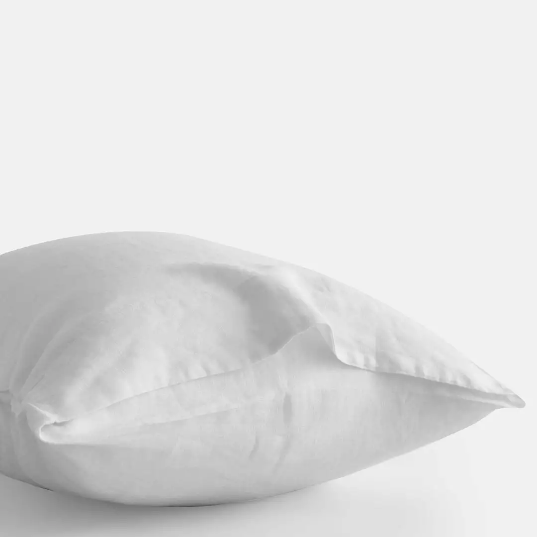 Sijo French Linen Pillowcase Set - Snow Home Goods 3 Sijo French Linen Pillowcase Set - Snow Home Goods