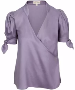 Valani Best Sellers Sitha Tencel Top - Purple Sage