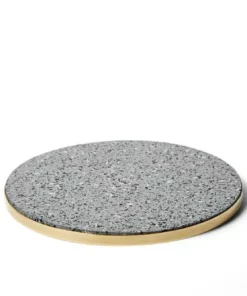 Slash Objects Recycled Brass + Rubber Trivet - Gris Kitchen + Dining