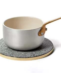 Slash Objects Recycled Brass + Rubber Trivet - Gris Kitchen + Dining