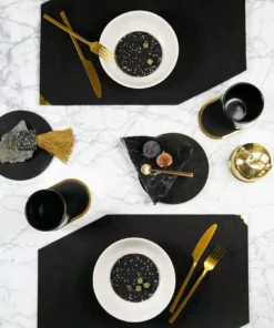 Slash Objects Kitchen + Dining Recycled Rubber Placemat Set