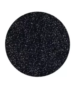 Slash Objects Kitchen + Dining Round Recycled Rubber Placemat - Speckled Black 8 Slash Objects Kitchen + Dining Round Recycled Rubber Placemat - Speckled Black