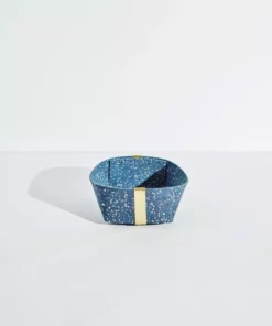 Slash Objects Recycled Rubber + Brass Basket Set - Royal Home Goods 12 Slash Objects Recycled Rubber + Brass Basket Set - Royal Home Goods