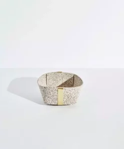 Slash Objects Best Sellers Recycled Rubber + Brass Basket Set - Sand