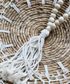 Ceremonia Wooden Beaded Tassel
