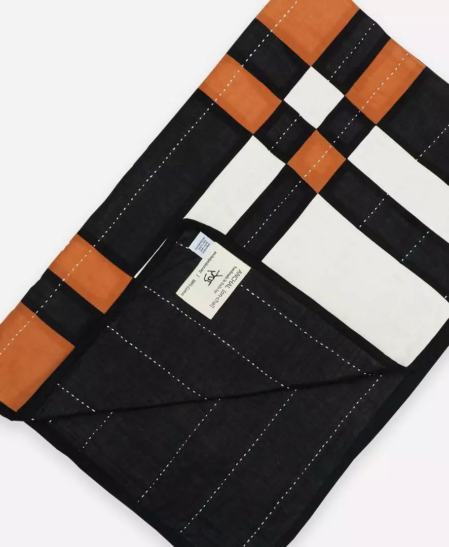 Anchal Home Goods Small Patchwork Plaid Quilt Throw 4 Anchal Home Goods Small Patchwork Plaid Quilt Throw