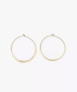 Nisolo Best Sellers Small Upcycled Brass Hoop Earrings