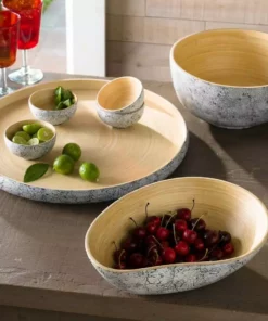 Bibol Soai Bamboo Serving Bowl