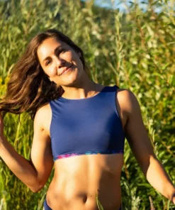 Sensi Graves Made In USA Sofi Recycled Bikini Top - Bloom + Deep