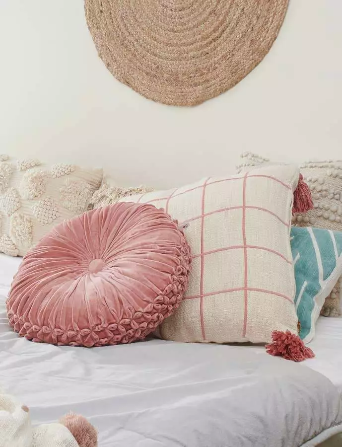 Casa Amarosa Sofia Wool Throw Pillow Cover 2 Casa Amarosa Sofia Wool Throw Pillow Cover