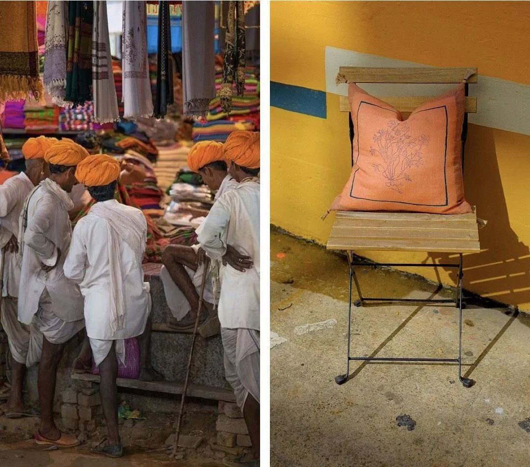 Soil To Studio Chhavi Linen Throw Pillow Cover - Orange Best Sellers 7 Soil To Studio Chhavi Linen Throw Pillow Cover - Orange Best Sellers