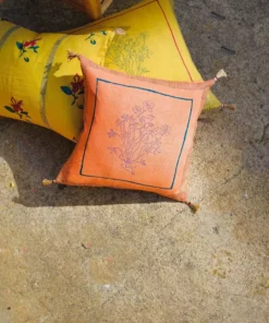 Soil To Studio Chhavi Linen Throw Pillow Cover - Orange Best Sellers 11 Soil To Studio Chhavi Linen Throw Pillow Cover - Orange Best Sellers