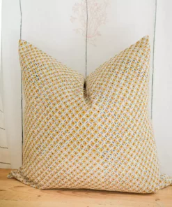 Soil To Studio Jodha Linen Throw Pillow Cover