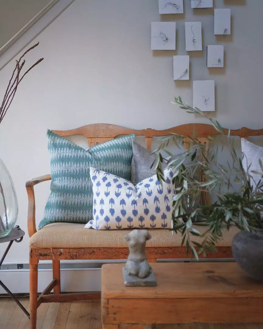 Soil To Studio Kira Ikat Throw Pillow Cover Home Goods 2 Soil To Studio Kira Ikat Throw Pillow Cover Home Goods