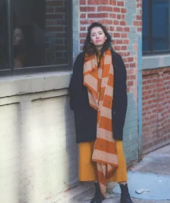 Soil To Studio Natasha Color Blocked Merino Scarf Accessories