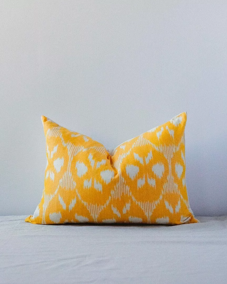 Soil To Studio Navya Ikat Throw Pillow Cover 1 Soil To Studio Navya Ikat Throw Pillow Cover
