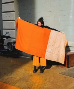 Soil To Studio Pragati Color Blocked Merino Scarf