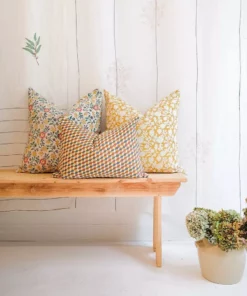 Soil To Studio Priya Linen Throw Pillow Cover