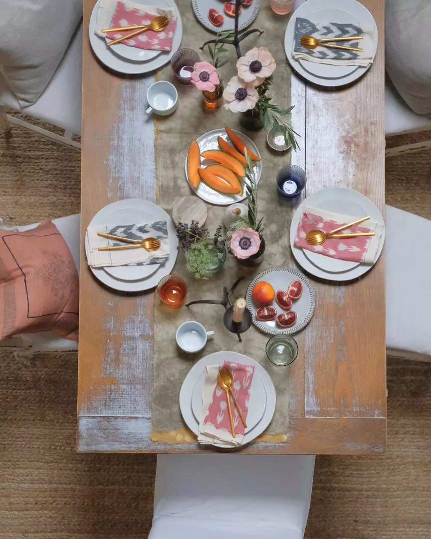 Soil To Studio Ruhi Ikat Napkin Set 7 Soil To Studio Ruhi Ikat Napkin Set