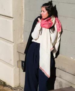 Soil To Studio Sushmita Color Blocked Merino Scarf Accessories