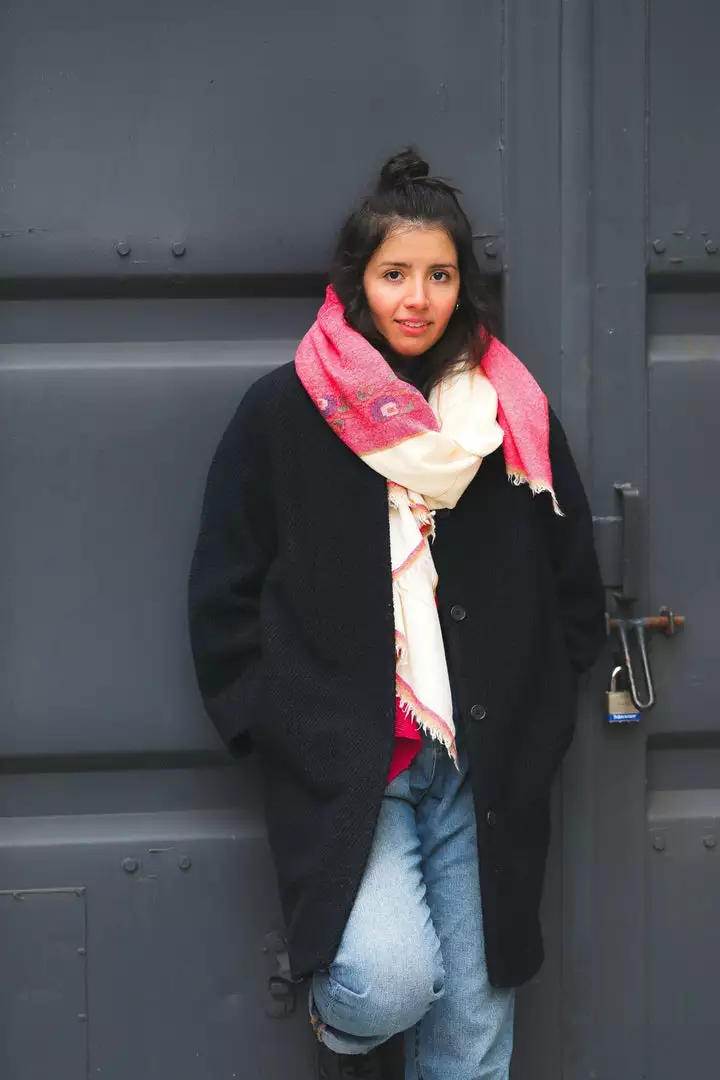 Soil To Studio Sushmita Color Blocked Merino Scarf Accessories 8 Soil To Studio Sushmita Color Blocked Merino Scarf Accessories