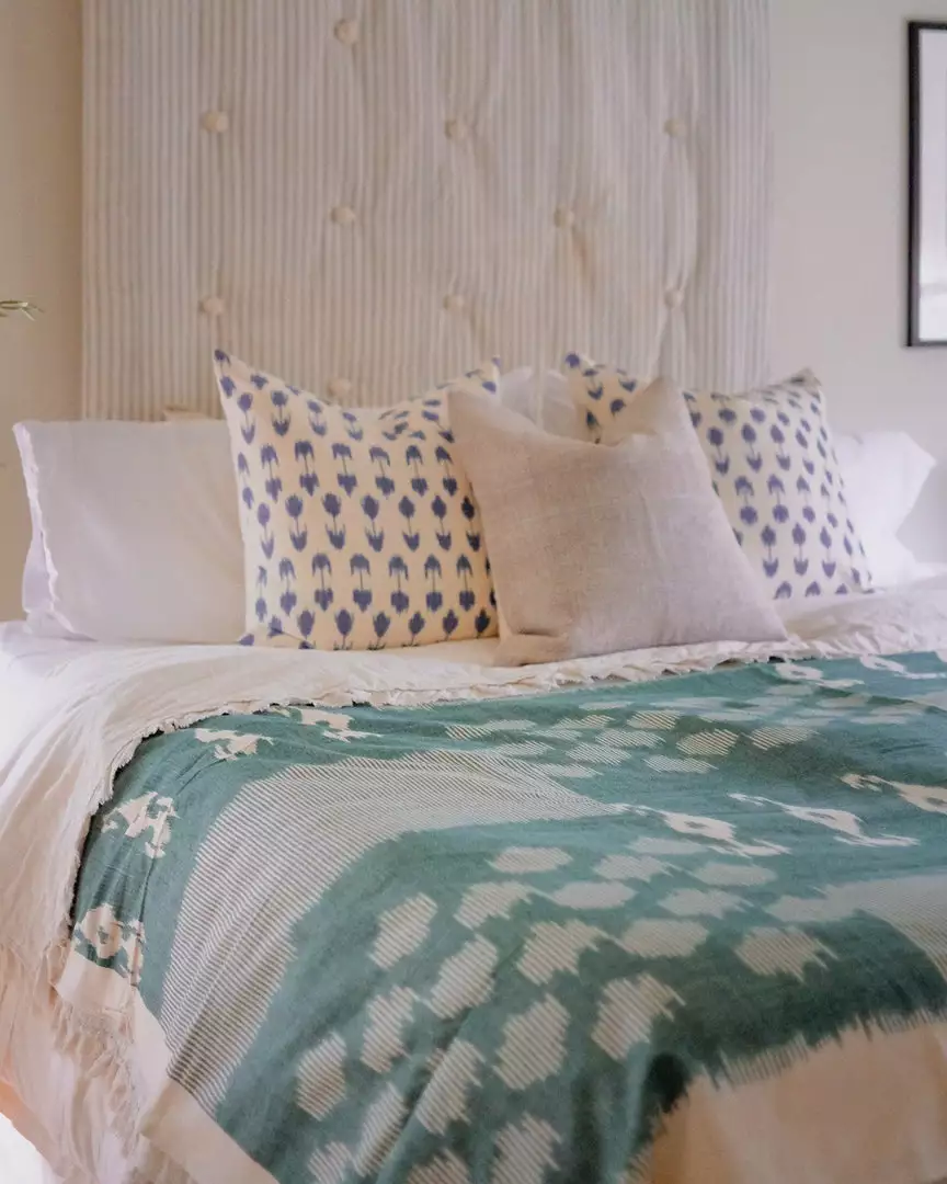 Soil To Studio Tanvi Ikat Throw Blanket Home Goods 3 Soil To Studio Tanvi Ikat Throw Blanket Home Goods