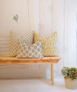 Soil To Studio Tina Linen Throw Pillow Cover